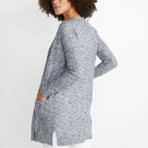 Marine Layer Nantucket cardigan navy Heather XS women lightweight long sleeve